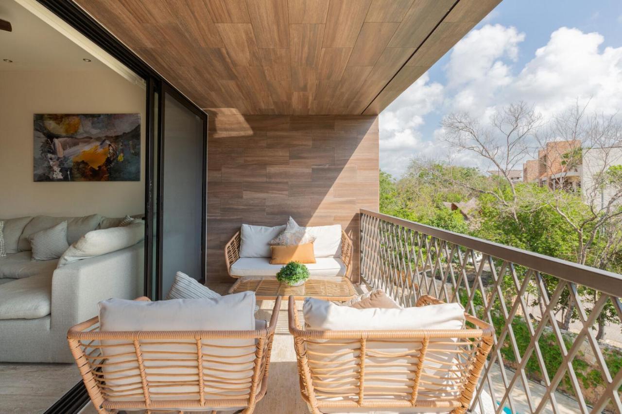 Exclusive Paramar Ve Penthouse In Tulum By Lockey Best For Walking To Commercial Zone In Aldea Zama Habitación foto
