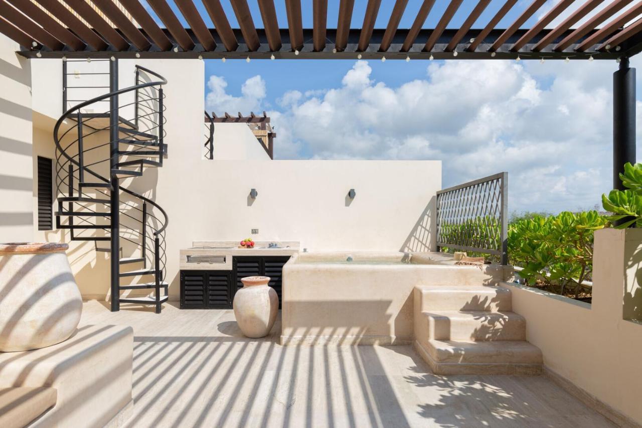 Exclusive Paramar Ve Penthouse In Tulum By Lockey Best For Walking To Commercial Zone In Aldea Zama Habitación foto